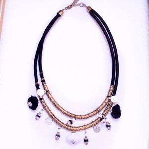 Jewelry - Tribal Desert Glam Layered Coil and Charm Necklace Jewelry - Tribal Desert Glam Layered Coil and Charm Necklace
